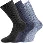 Preview: 3 Paar TippTexx 24 superweiche Norwegersocken, farbig sortiert